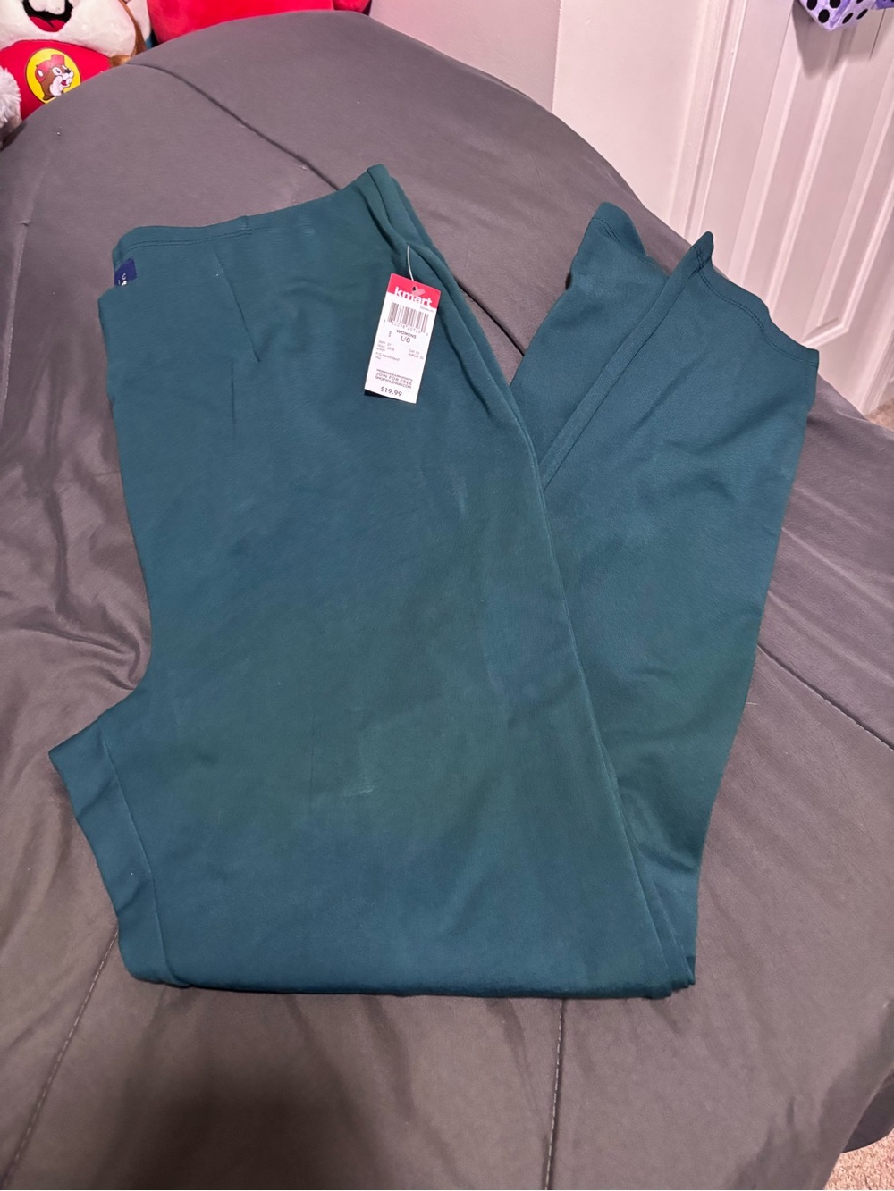 Basic Editions Teal Women's Jogger Pants